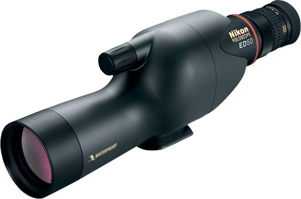 Nikon Fieldscope 13-30x50mm ED Spotting Scope 13-30x Zoom Eyepiece Straight Body Black
