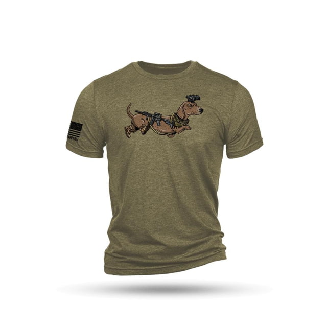 Nine Line Nine Line Apparel Nine Line Tactical Wiener Short Sleeve Shirt Olive Triblend XL - $41.99 at Optics Planet