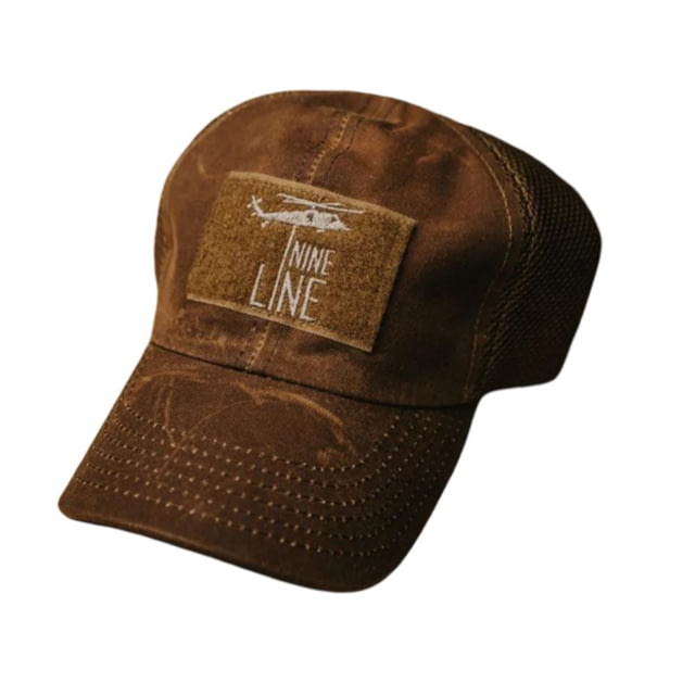 Nine Line Nine Line Apparel Nine Line Tan American Made Mesh Back Hat with Dropline - $51.99 at Optics Planet