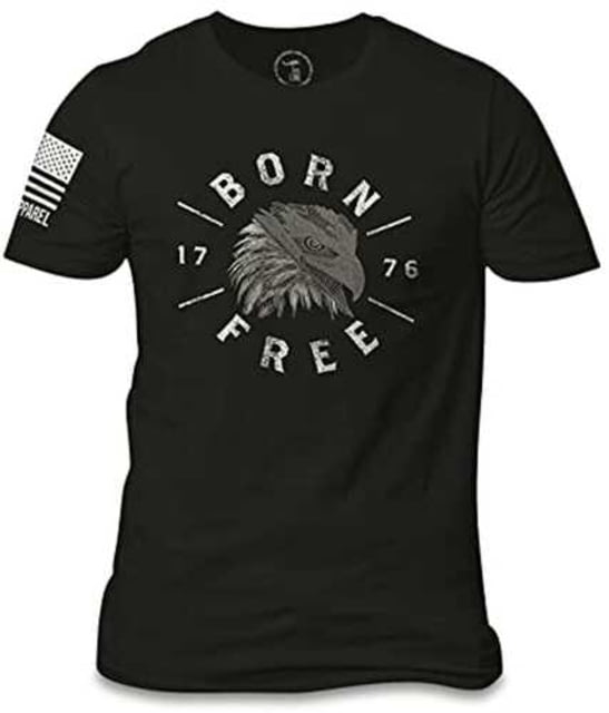 Nine Line MENS EAGLE T-SHIRT - BLACK LARGE EECB981D NLA