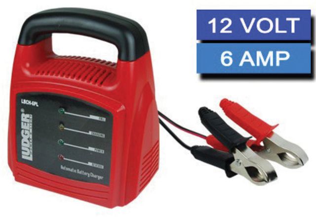 Nippon 6 Amp Battery Charger Red - Nippon