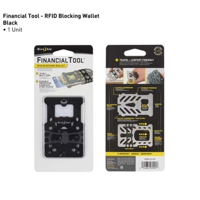 Nite Ize Financial Tool Rfid Blocking Wallet - Nite Ize