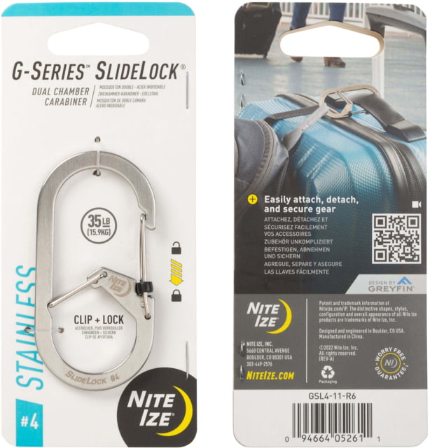 Nite Ize Nite Ize G-Series Slidelock Stainless #4 - $6.99 at Optics Planet