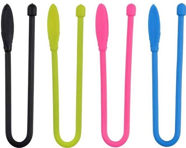 Nite Ize Cordable Gear Tie 6in 4pk Assorted