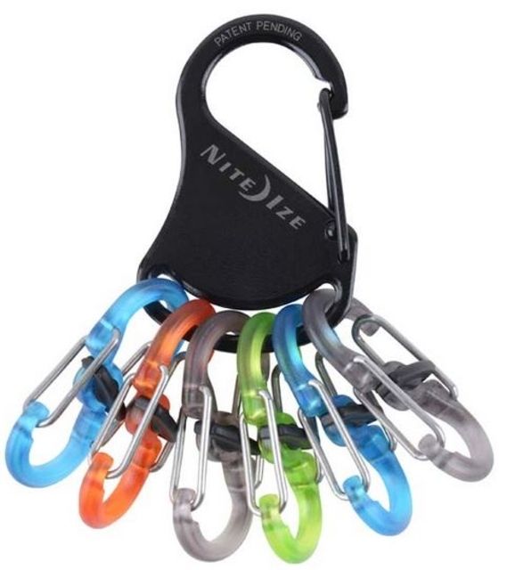 Nite Ize KeyRack Locker Stainless - S-Biner Plastic MicroLocks - Nite Ize