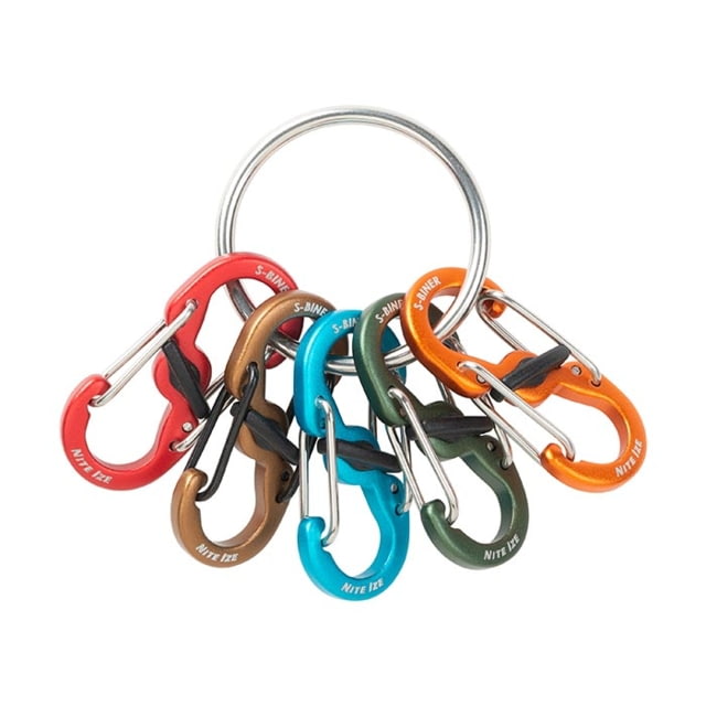 Nite Ize KeyRing Locker S-Biner Aluminum Aluminum