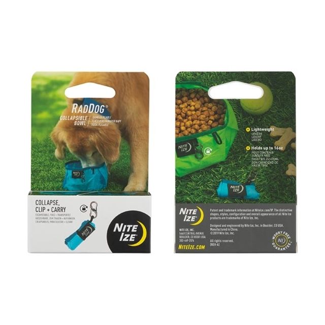 Nite Ize RadDog Collapsible Bowl Blue - Nite Ize