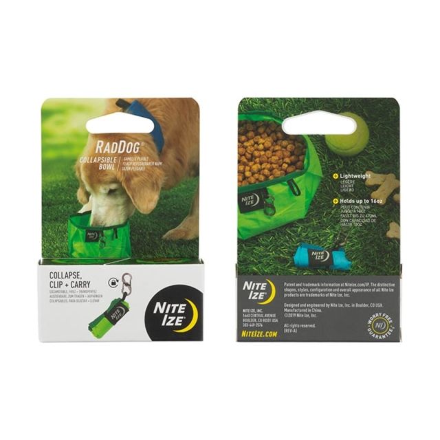 Nite Ize RadDog Collapsible Bowl Lime - Nite Ize