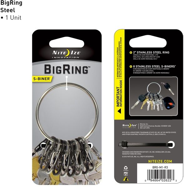 Nite Ize Nite Ize S-Biner BigRing Steel - $17.99 at Optics Planet