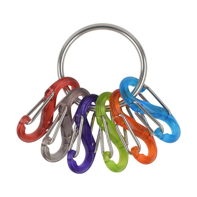 Nite Ize S-Biner KeyRing Stainless - Nite Ize
