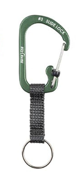 Nite Ize SlideLock Key Ring Aluminum Olive