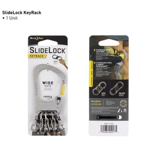 Nite Ize Slidelock Keyrack Stainless Steel - Nite Ize