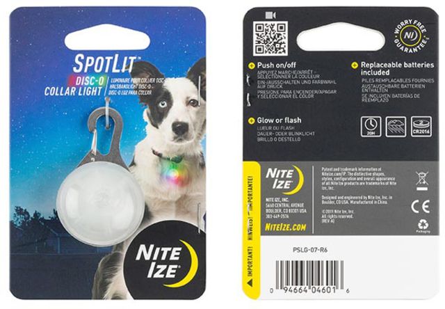 Nite Ize SpotLit Collar Light Disc-O - Nite Ize
