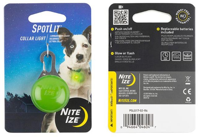 Nite Ize SpotLit Collar Light Lime - Nite Ize