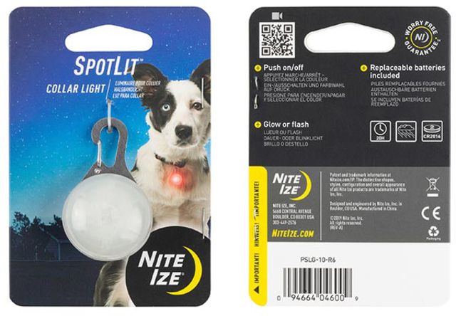 Nite Ize SpotLit Collar Light Red - Nite Ize