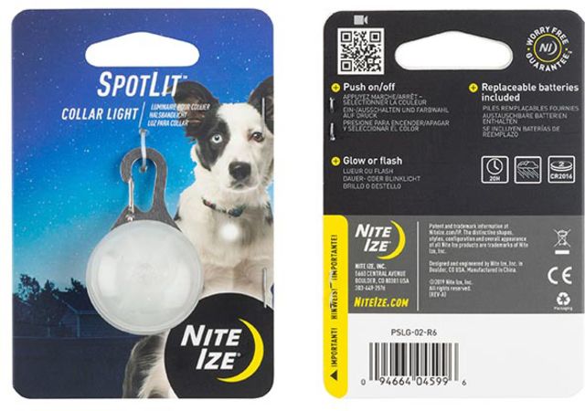 Nite Ize SpotLit Collar Light White - Nite Ize