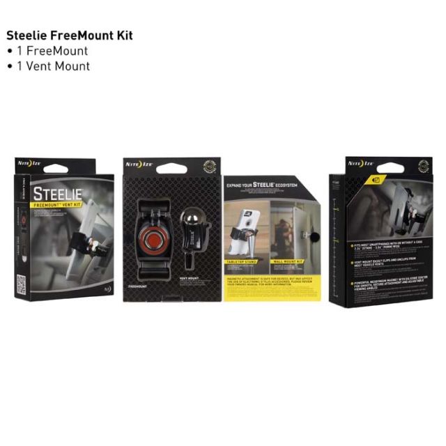 Nite Ize Nite Ize Steelie FreeMount Kit Black - $37.99 at Optics Planet