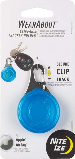 Nite Ize Wearabout Clippable Tracker Holder Blue - Nite Ize