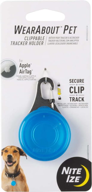 Nite Ize Wearabout Pet Clippable Tracker Holder Blue - Nite Ize