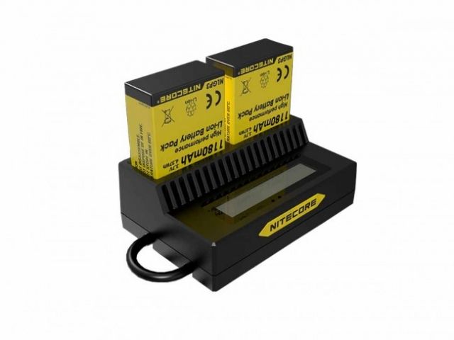 Nitecore Intelligent USB Charger for GoPro 3 or 3+ Batteries Yellow NITECORE - Nitecore