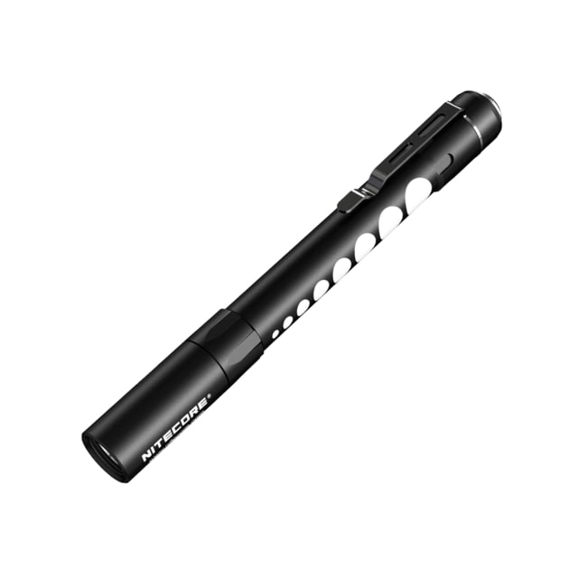 Nitecore MT06MD Nichia 219B 2xAAA LED Penlight w/Pupil Gauge White 180 Lumens Black 6952506404582 - NITECORE