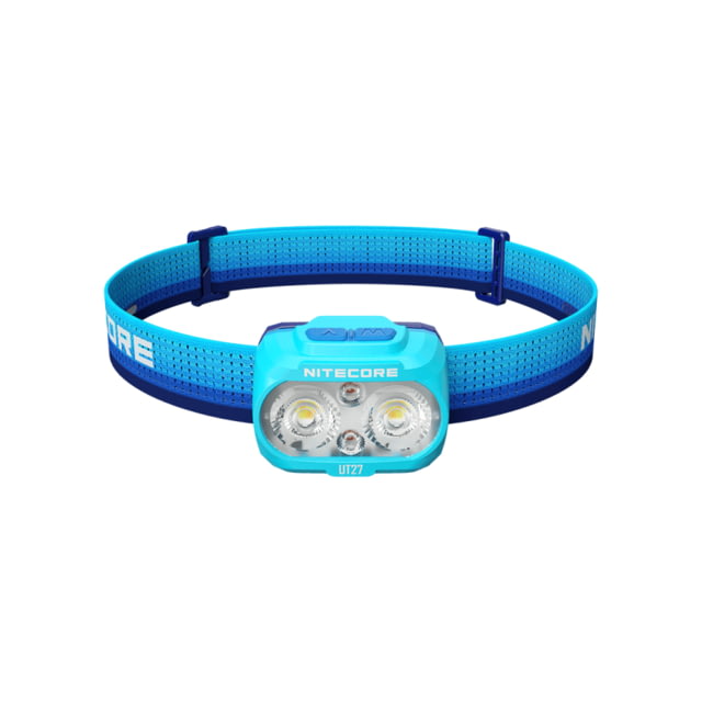 Nitecore UT27 MB 800 Lumen Trail Running Headlamp w/ Red Running Light Blue - NITECORE