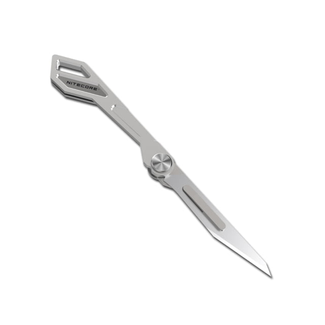 Nitecore NTK05 Titanium Folding Scalpel Keychain Knife 2.17in TC4 Titanium Alloy Folding Blade SIlver 6952506493098 - Nitecore
