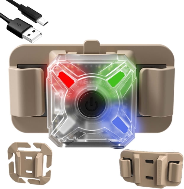 Nitecore NU06 MI Red Green Blue IR Signal & Safety Light 8 Lumens Black 6952506407248 - Nitecore