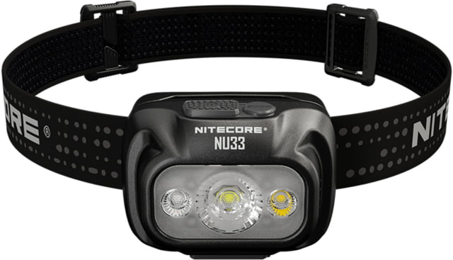 Nitecore NU33 LED Rechargeable Headlamp w/White & Red Beams White/Red 700 Lumen Black - Nitecore