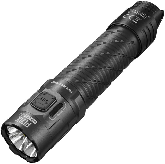 Nitecore  Compact 5000 Lumen 21700 I-Series Rechargeable Li-Ion LED Tactical Flashlight w/ Customizable Controls Black - NITECORE