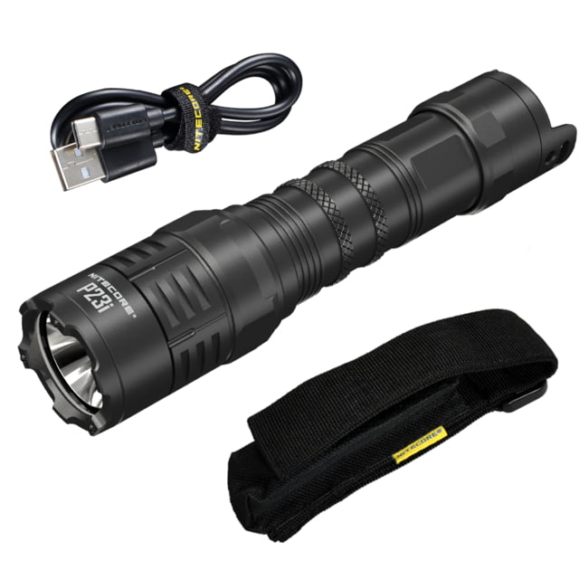 Nitecore P23i SFT-70 LED Rechargeable Flashlight NL2150HPi Battery 3000 Lumens Black - Nitecore