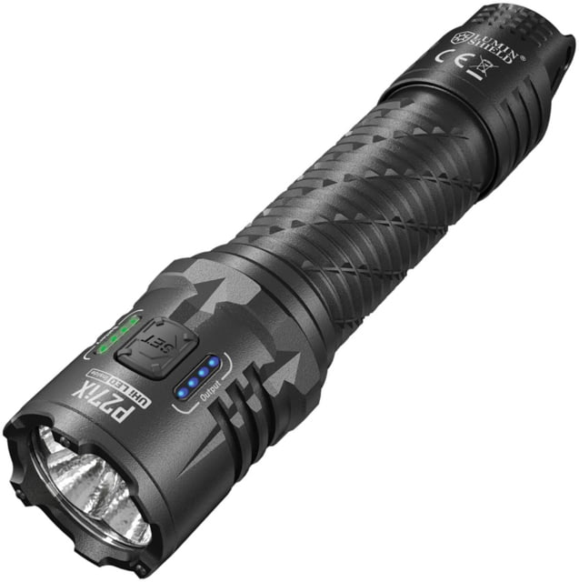 Nitecore  5000 Lumen 21700 Li-Ion Rechargeable LED Customizable Tactical Flashlight w/ Multi-Beam Modes Black - NITECORE