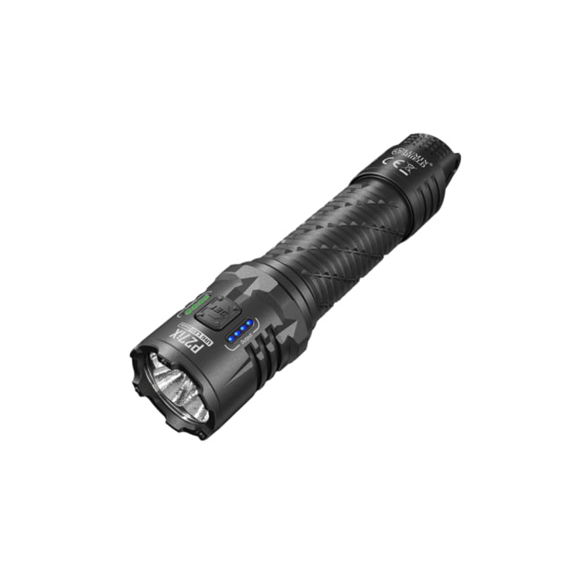 Nitecore  5000 Lumen 21700 Li-Ion Rechargeable LED Customizable Tactical Flashlight w/ Multi-Beam Modes Black - NITECORE
