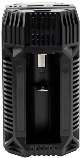 Nitecore V2 6A 2-Channel In-Car Speedy Battery Charger w/12V Lighter Adapter & USB Ports 18650 RCR123A 17650 17670 14500 AA Black 6952506492565 - NITECORE