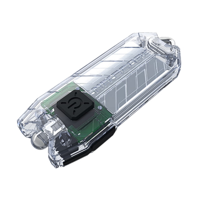 Nitecore TUBE v2.0 High Performance LED USB Rechargeable Keychain Flashlight White 55 Lumens Transparent 6952506405398 - Nitecore
