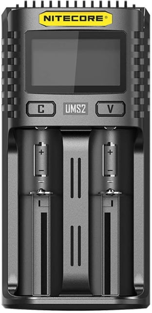 Nitecore Intelligent USB Superb Battery Charger Dual-Slot Black 6952506492817 - Nitecore