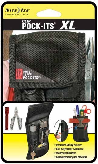 Nite Ize  Clip Pock-Its XL Flashlight and Utility Holster w/ Belt Clip - Nite Ize