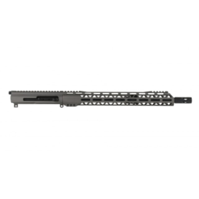 No Brand BC-15 .300 Blackout Right Side Charging Tungsten Cerakote Upper 16" Parkerized Heavy Barrel 1:8 Twist Pistol - Bear Creek Arsenal
