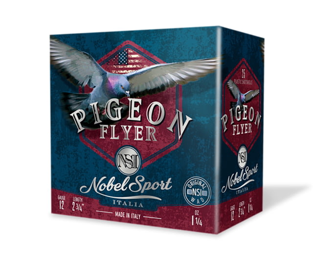 Nobel/Eurosports Llc  12Gauge 2in 1 1/4Oz 7.5Shot 25 Per Box/10 Case 177265 - Nobelsport
