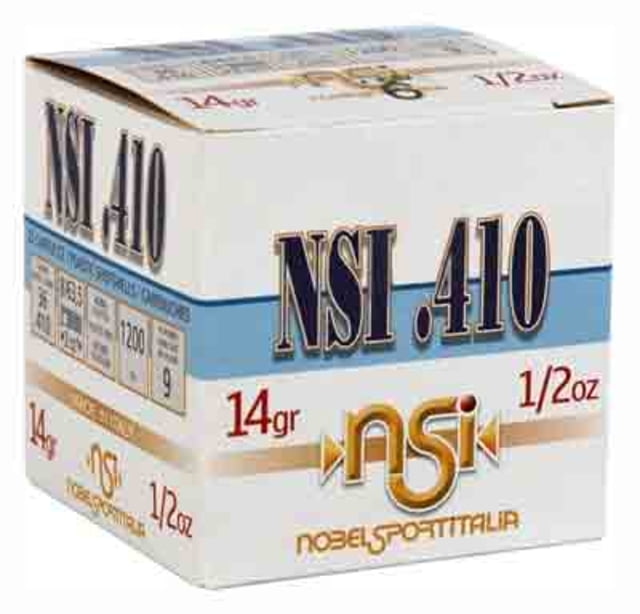 elsport Sport .410 Gauge 1/2 Oz 2.5in Shotgun #8 25 Rounds Ammo