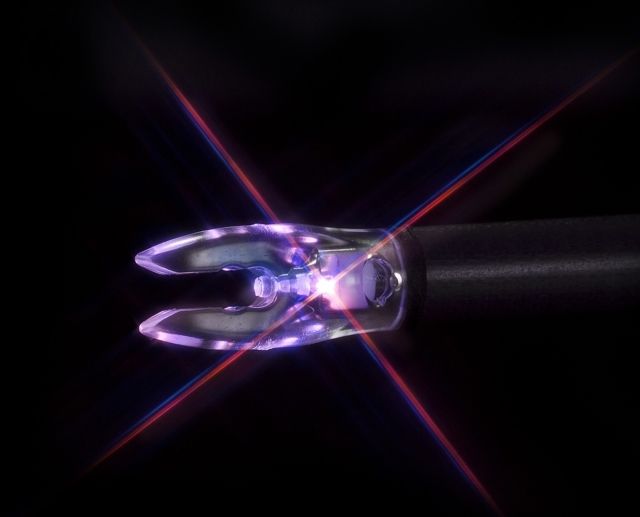 US Nockturnal Universal Fit Lighted Nock, Strobing, Red/Blue, NT-310 Tech Data