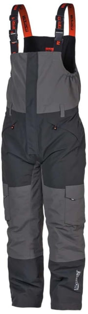Norfin Boat Insulated Rain Bibs - Mens Gray Black Small