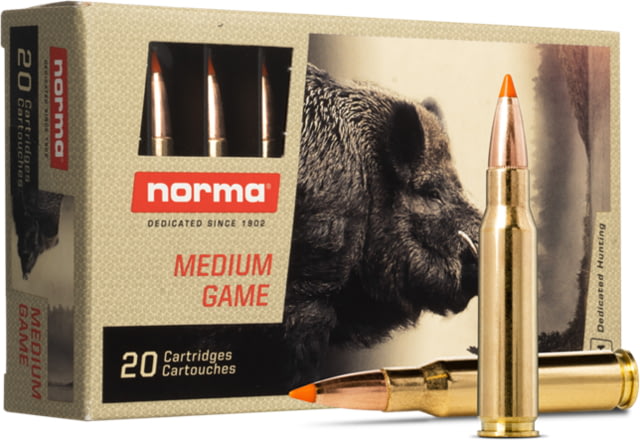 Norma .308 Winchester 170 Grain Tipstrike Brass Cased Rifle Ammo 20 Rounds ma .308 Winchester 170 Grain Tipstrike Brass Cased Rifle 20 Rounds Ammo