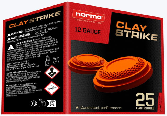 ma ClayStrike 12 Gauge 1 1/8oz 2.75 Inch Shotgun #7.5 25 Rounds Ammo