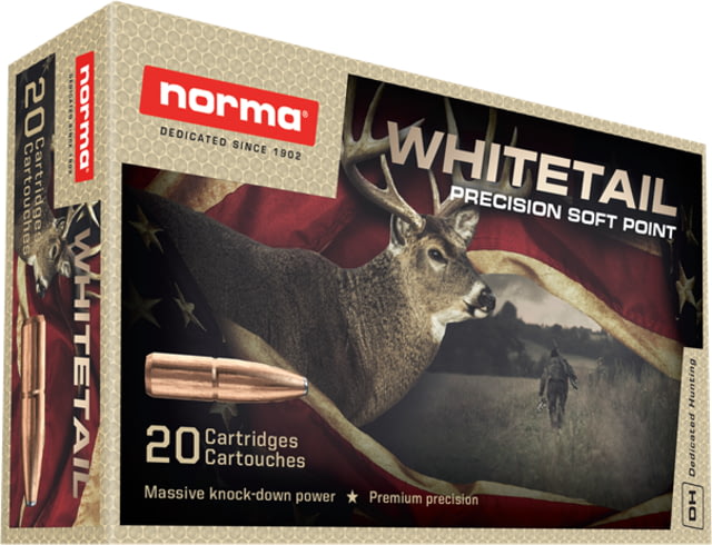ma Whitetail .350 Legend 155 Grain Precision Soft Point Brass Rifle 20 Rounds Ammo