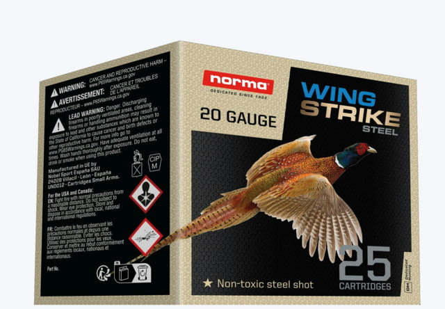 ma WingStrike 20 Gauge 1 1/8oz 2.75 Inch Shotgun #5 25 Rounds Ammo