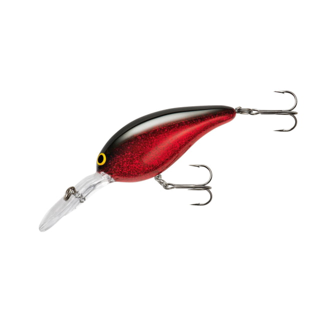 Norman Lures Deep Little N Crankbait 2.5ft 1/4 oz Gel-Coat Red/Black Back