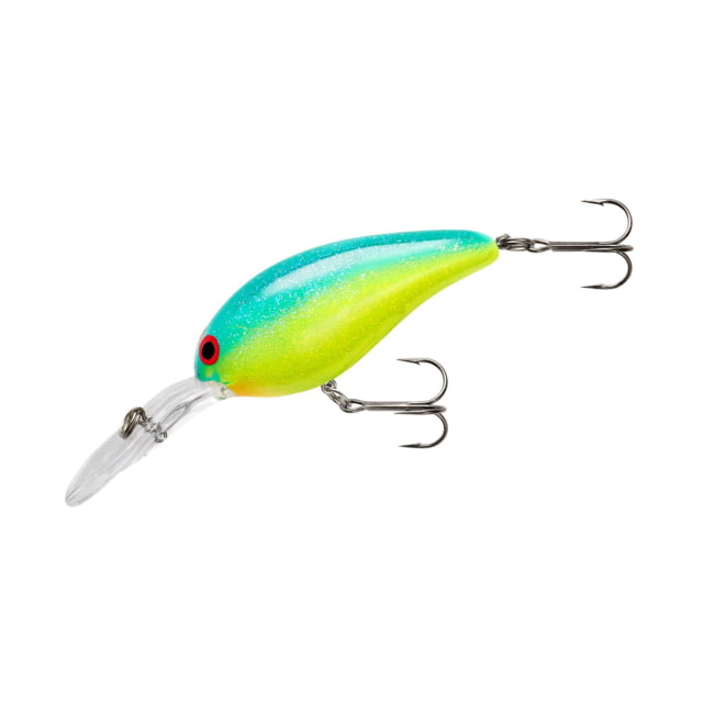 Norman Lures Deep Little N Crankbait 2.5ft 1/4oz Gel-Coat Chartreuse Blue