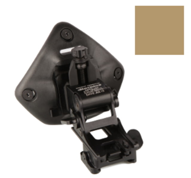 Norotos AKAII Helmet Mount w/ Universal Shroud PVS-7/14 & 15/18/21 Adapter Tan One Size - Norotos