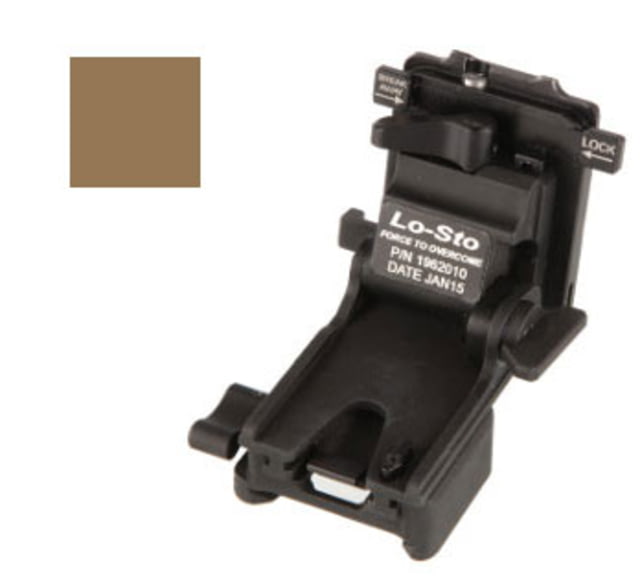 USED Norotos LoSto Helmet Mount Force-to-overcome PVS-7/14 Coyote Brown One Size  EDEMO2 Used Condition Fair - Norotos